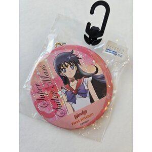 Sailor Mars Wendys First Kitchen Limited  Can Mirror Keychain Moon Japan Premium